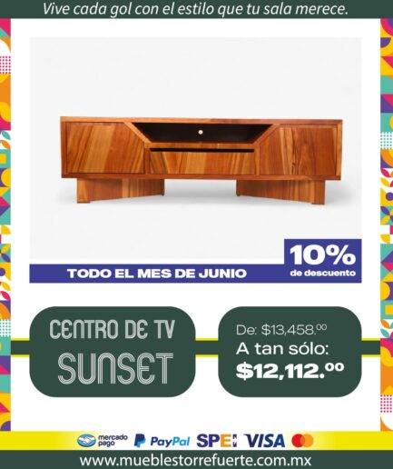 Centro de TV Modelo Sunset