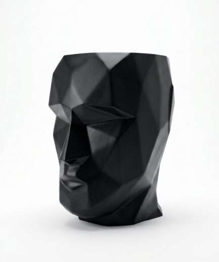 Macetero Poligonal Escultural (Rostro)