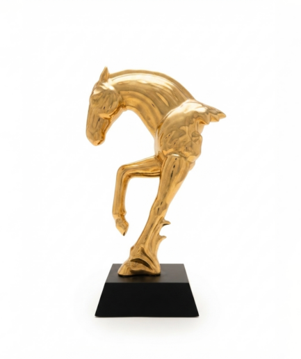 Figura decorativa Caballo Dorado