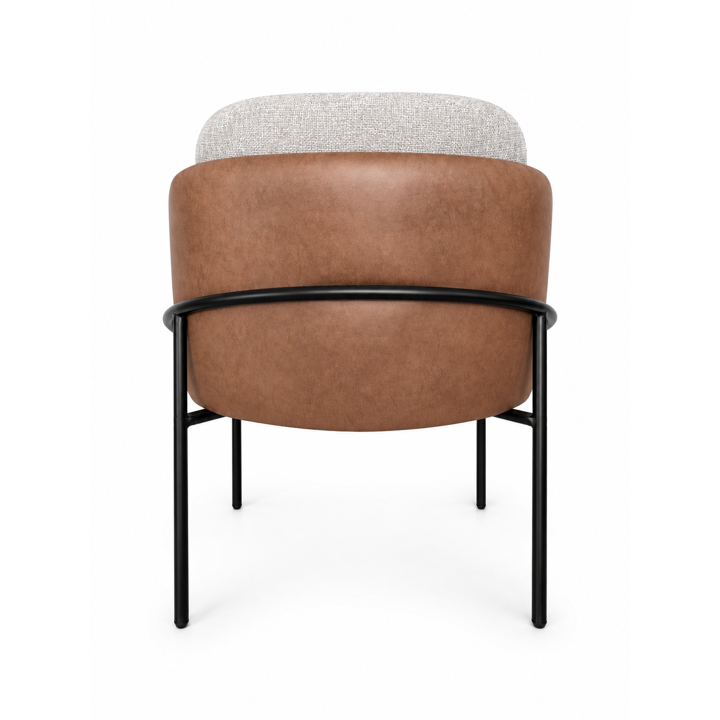 Silla Valentina - Tela Sorrento Grey y Nappa Coffe R2