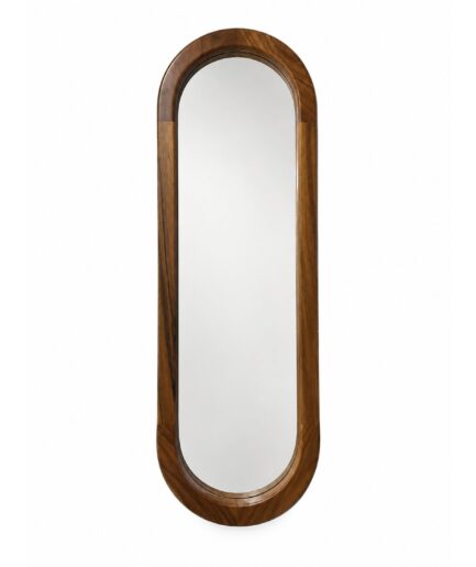 Espejo Óvalo (Chico) - Marco de Madera Sólida de Parota