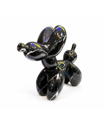 Artesanía Perro Globo (Mármol Gris)
