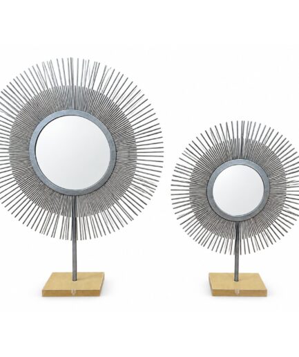 Artesanía Rayos de Sol con Espejo (Set de 2 Piezas)