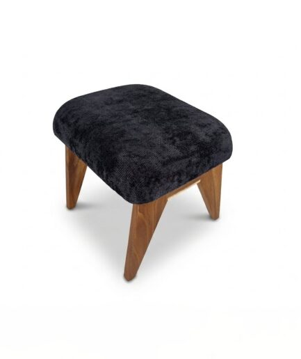 Banco de Descanso Barsa Portofino - Tela Gloss Ebony