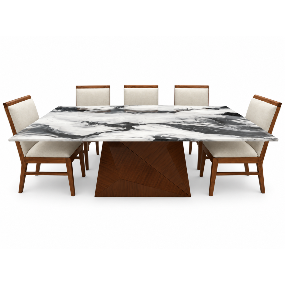 Comedor Peak-Barcelona (para 8 Personas) (Tela Pixel Linen) - Muebles ...