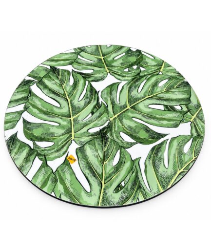 Plato Giratorio - Formica - Hojas Verdes