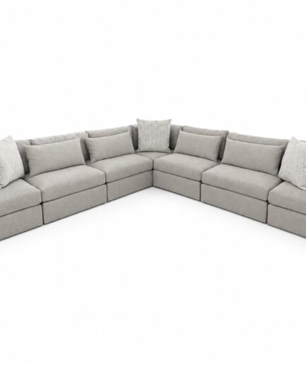 Sala Modelo 2325 - Tutto Ivory (7 Módulos) - Versión Na