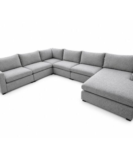 Sala Modular Sharon - Tela Gotcha Nature (8 Pzs.) - Versión Ambivalente (Convertible)