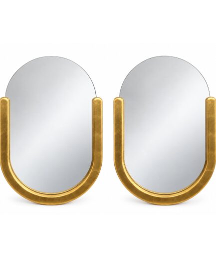 Espejos Ives (Set de 2 Piezas) - Hoja de Oro