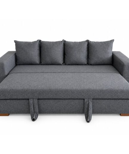 Sofá Cama Bahía - Tela Kirby Charcoal