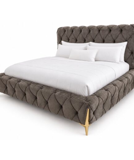 Cama King Size Salvatore - Tela Laztana Black