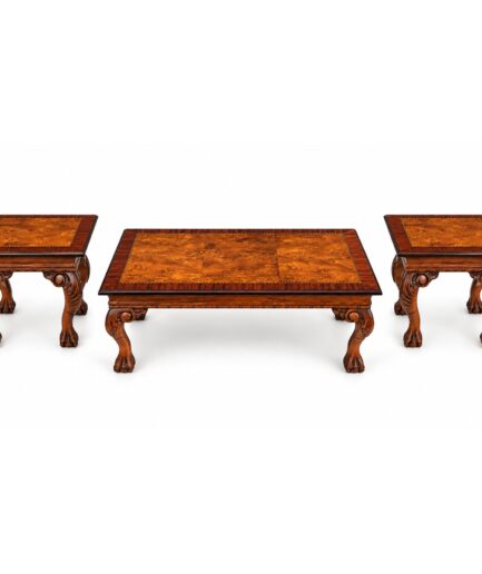 Juego de Mesas Imperio (Set de 3 Piezas) (Rectangular) - Poplar Americano